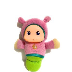 Hasbro Gloworm PINK Green Glow Worm 2011 Musical Night Light  Doll Playskool